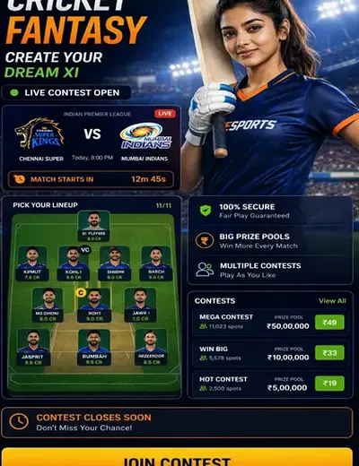 Satsportlive (satsport live) fantasy cricket & matchday visual 3